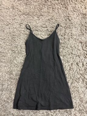 Brandy Melville Black Spaghetti Strap Dress